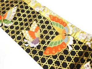 枝垂れ桜蝶文織出し袋帯